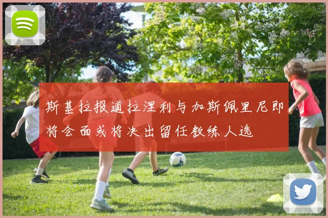斯基拉报道拉涅利与加斯佩里尼即将会面或将决出留任教练人选